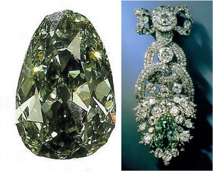 Дрезденский зелёный бриллиант (нем. Dresdner Grüner Diamant) — грушевидный алмаз… — фото 1