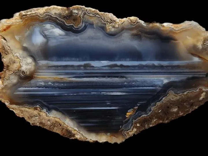 Thunder-egg Agates (дословно «агат грозовое яйцо») — жеоды, состоящие из опала, … — фото 3