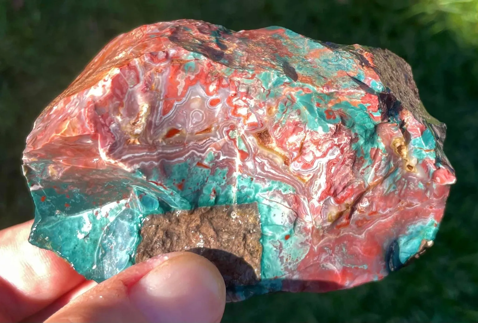 Яшма "Палитра художника" («Painter’s Palette Jasper-agate»). Новый сорт поделочн… — фото 1