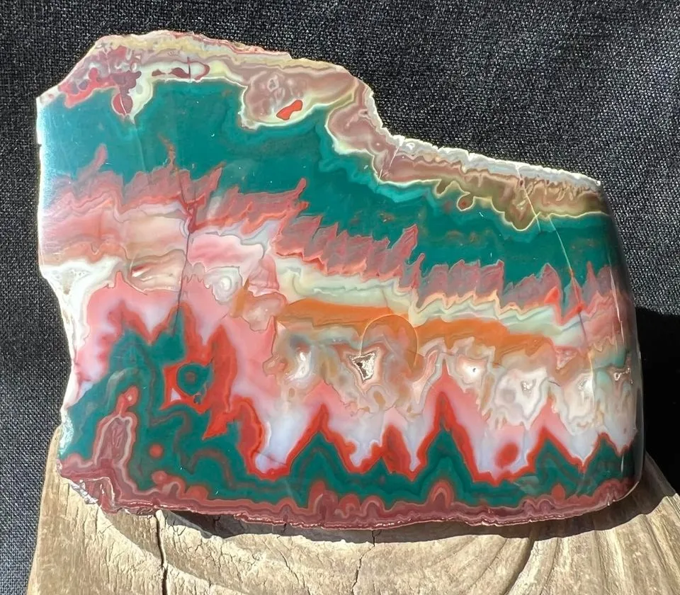 Яшма "Палитра художника" («Painter’s Palette Jasper-agate»). Новый сорт поделочн… — фото 3