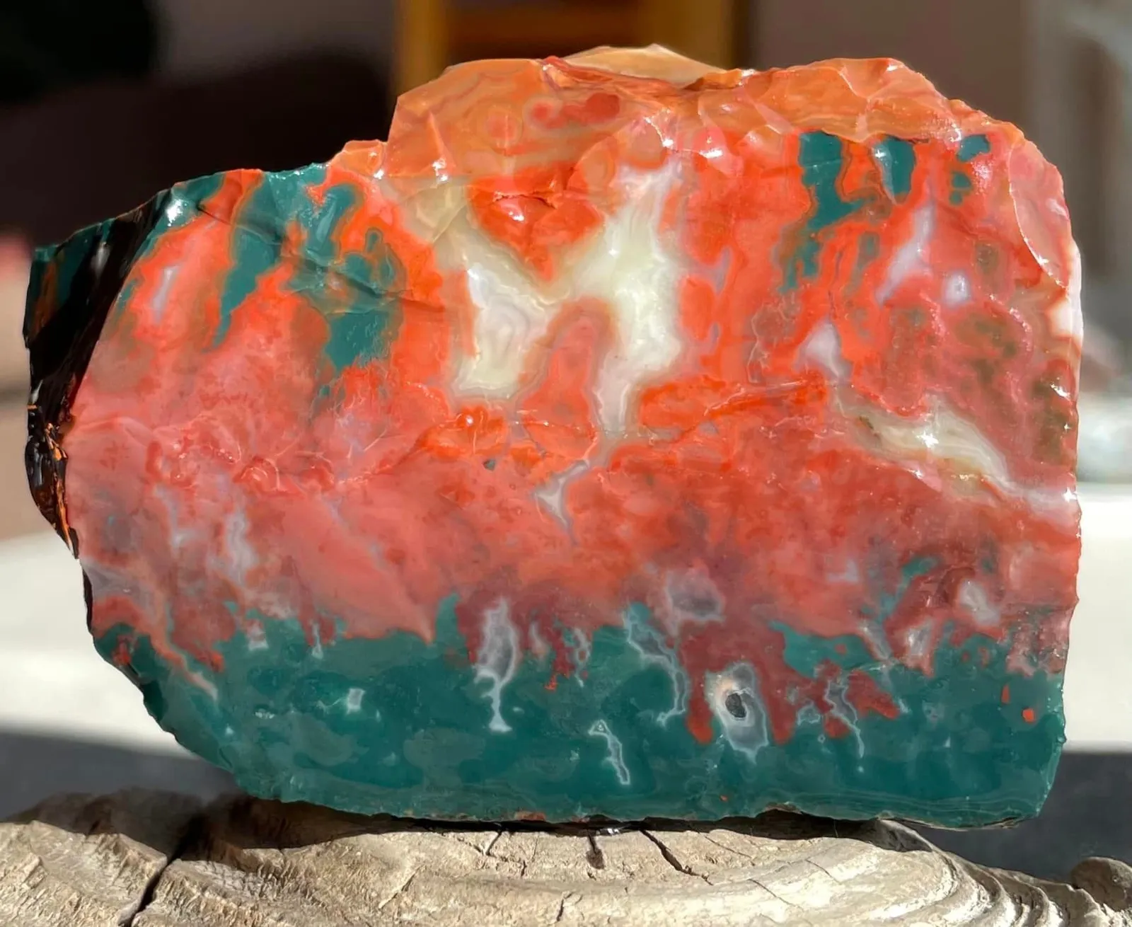 Яшма "Палитра художника" («Painter’s Palette Jasper-agate»). Новый сорт поделочн… — фото 5
