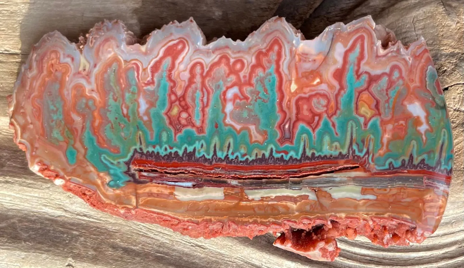 Яшма "Палитра художника" («Painter’s Palette Jasper-agate»). Новый сорт поделочн… — фото 7