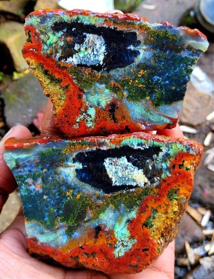 Название агата «Pancawarna» переводится с санскрита, как «пять цветов». Таким об… — фото 1