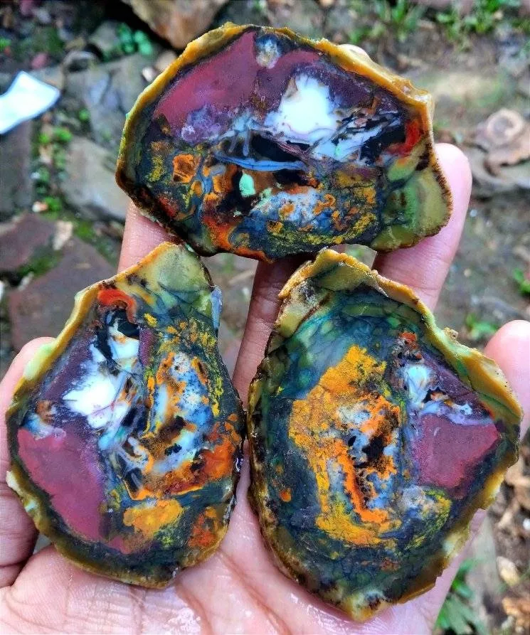 Название агата «Pancawarna» переводится с санскрита, как «пять цветов». Таким об… — фото 2