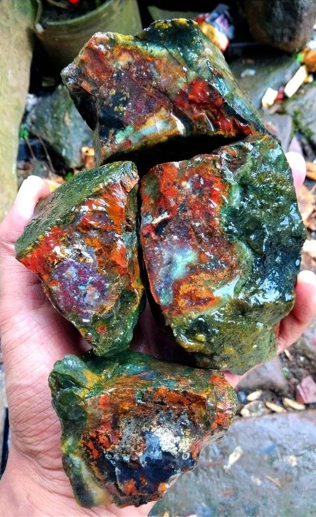 Название агата «Pancawarna» переводится с санскрита, как «пять цветов». Таким об… — фото 9