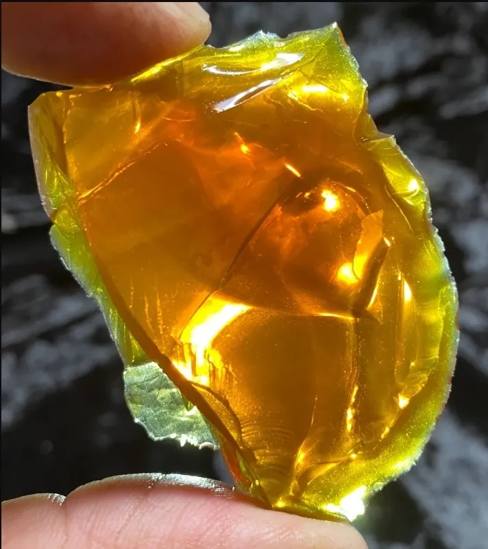 Орегонский огненный опал (Oregon Fire Opal), из шахты Джунипер-Ридж (Juniper Rid… — фото 1