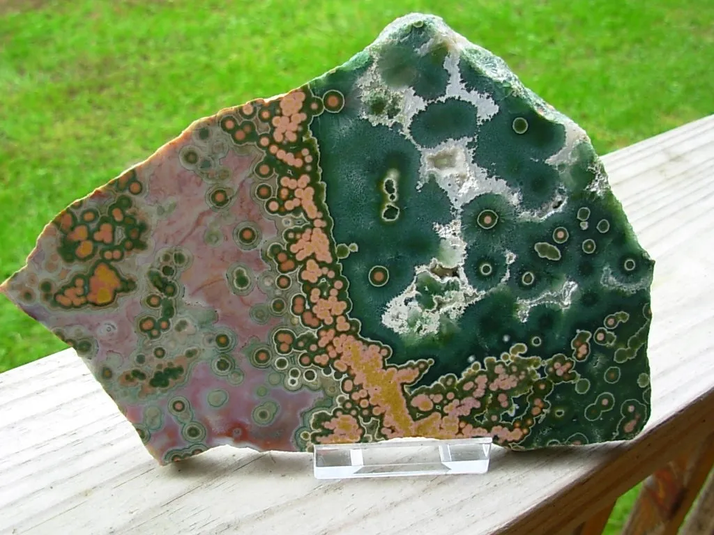 «Океанская яшма» (Ocean Jasper), поделочный камень, родом только с Мадагаскара. … — фото 1