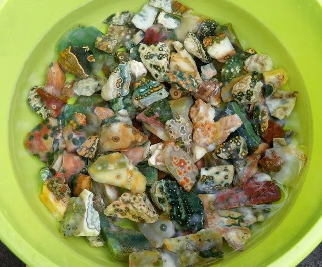 «Океанская яшма» (Ocean Jasper), поделочный камень, родом только с Мадагаскара. … — фото 9