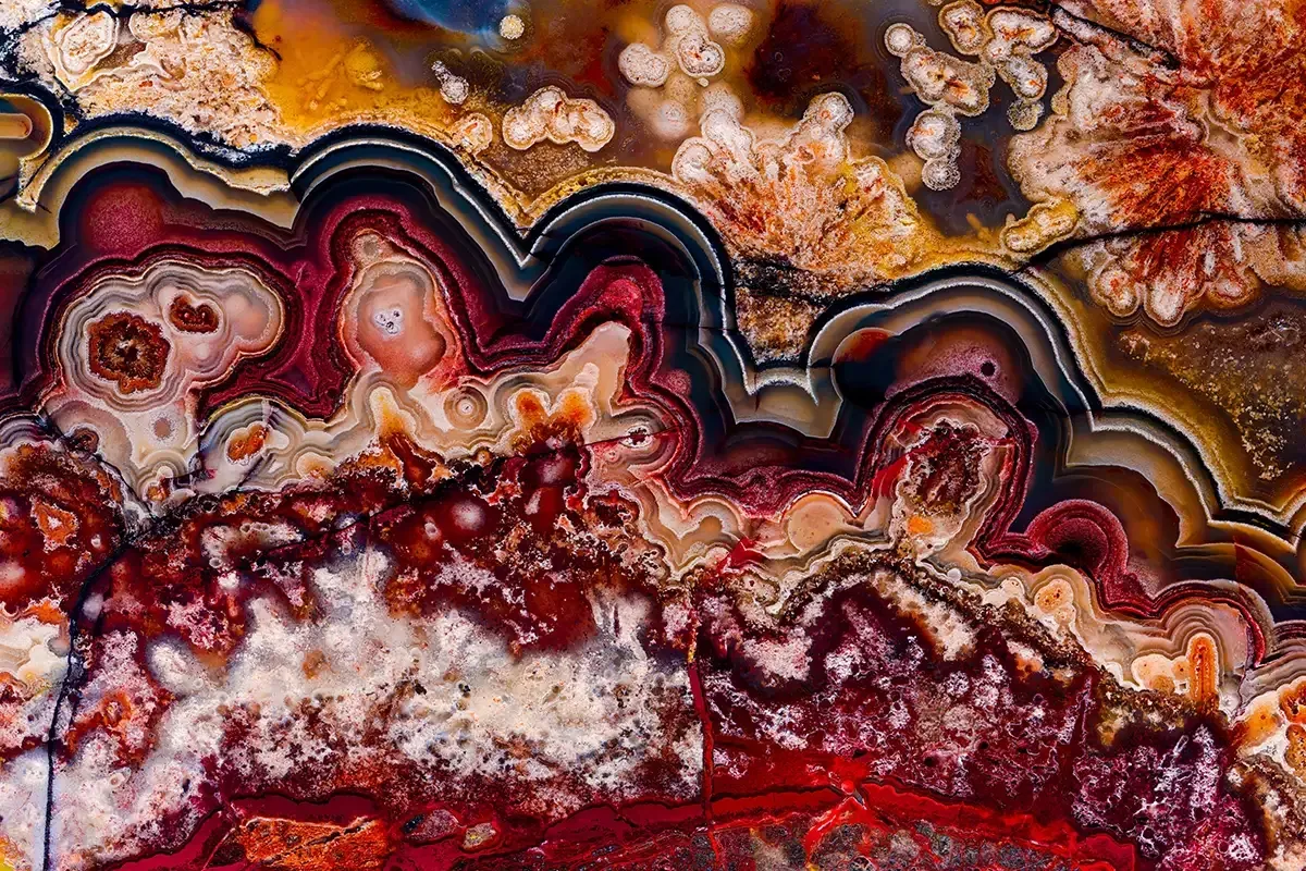 «Crazy lace agate» («Сумасшедший кружевной агат») — это разновидность агата, кот… — фото 3