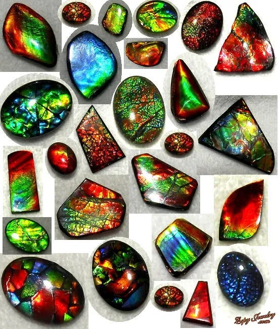 Аммолит (Ammolite)— относительно редкий ювелирный камень, органического происхож… — фото 8