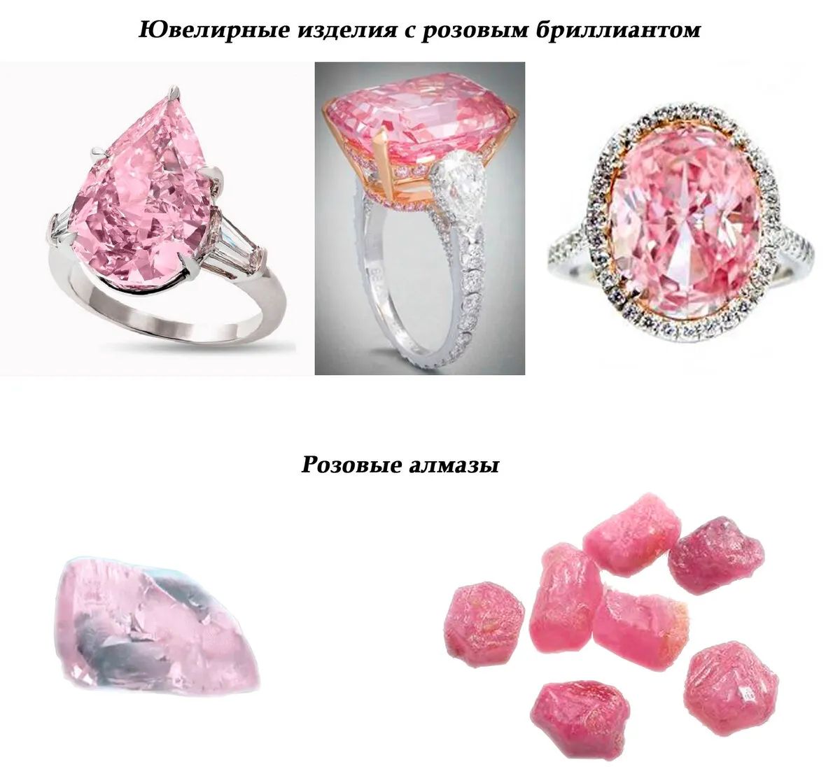 > Природные розовые бриллианты являются одними из самых редких из семейства брил… — фото 7