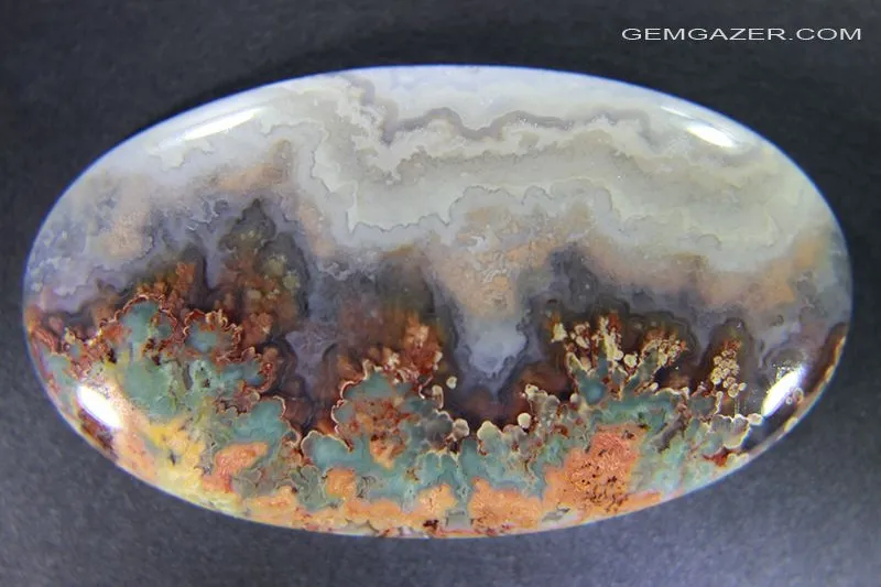 «Prudent Man Plume Agate» (Агат «Прудент-мэн») — агат из месторождения, располож… — фото 7