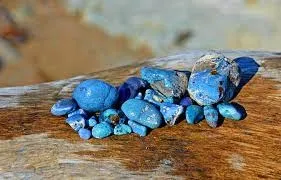 «Leland Blue Slag Glass», также известный как «Leland Blue» или «Leland Blue Sto… — фото 1