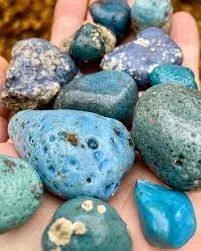 «Leland Blue Slag Glass», также известный как «Leland Blue» или «Leland Blue Sto… — фото 5