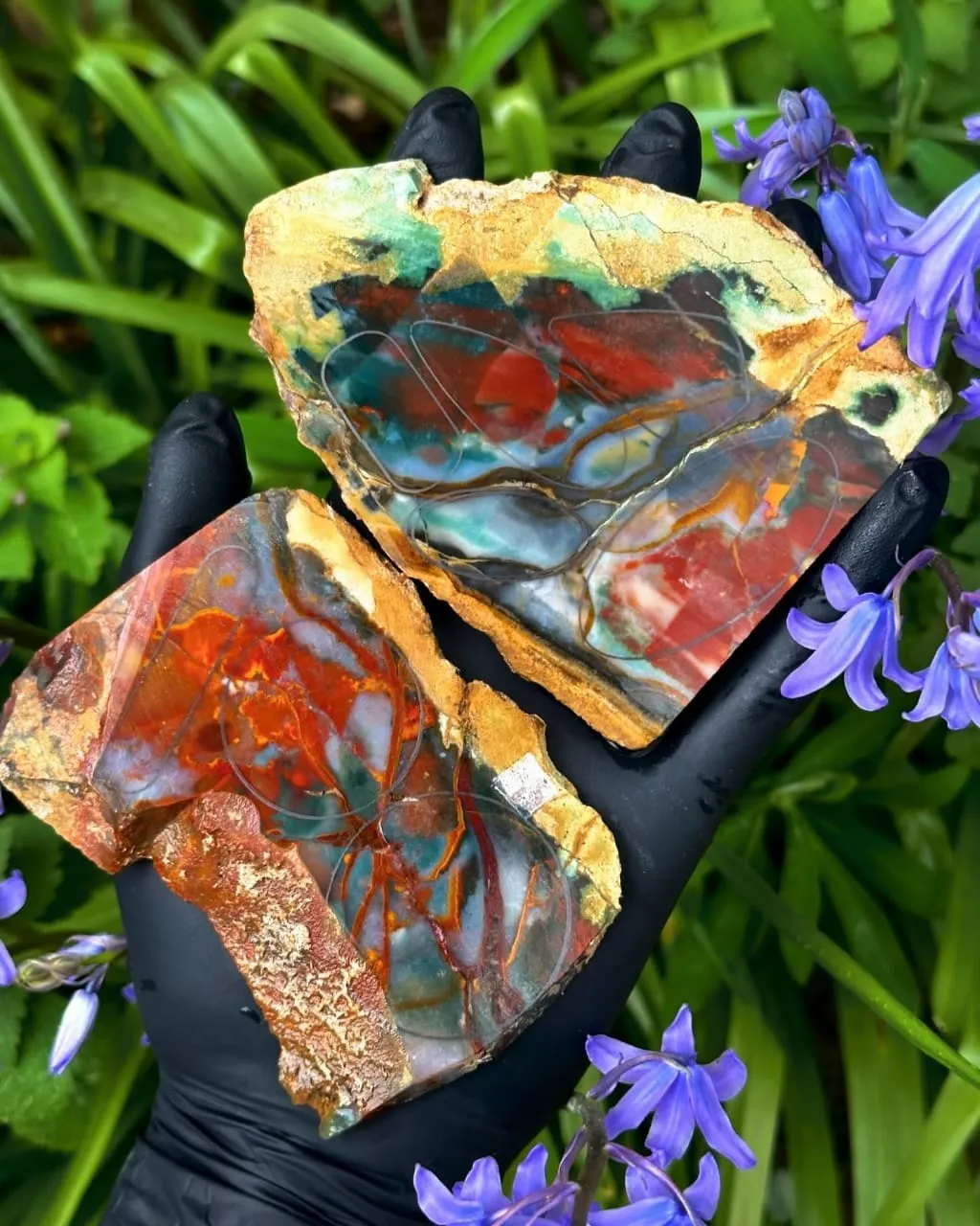«Belvadee Jasper». Этот поделочный камень свое название он получил от двух мужчи… — фото 1