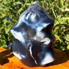 «Агат Косатка», также известный как «Океанский Агат» («Orca Agate» или «Ocean Ag… — фото 2
