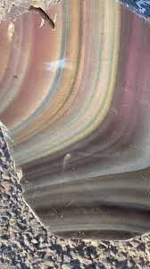 Обсидиан «Oregon Rainbow Aurora Borealis» («Rainbow Sheen Obsidian»), из Гласс-Б… — фото 2