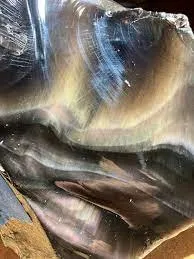 Обсидиан «Oregon Rainbow Aurora Borealis» («Rainbow Sheen Obsidian»), из Гласс-Б… — фото 4
