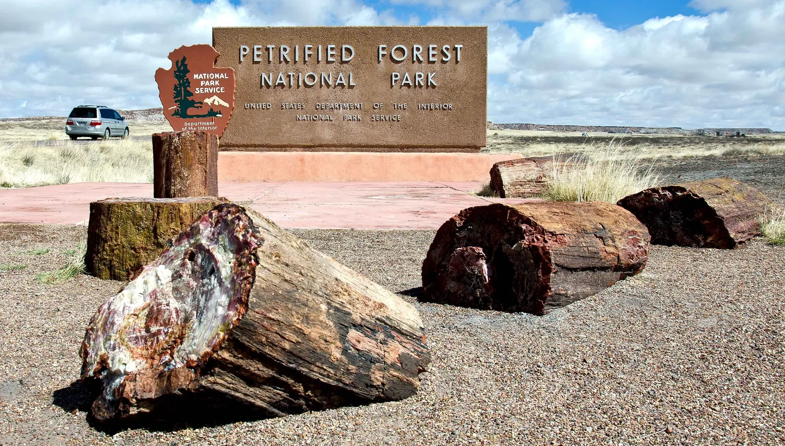 Национальный парк «Петрифайд-Форест» («Petrified Forest» — «Окаменелый лес») — н… — фото 1