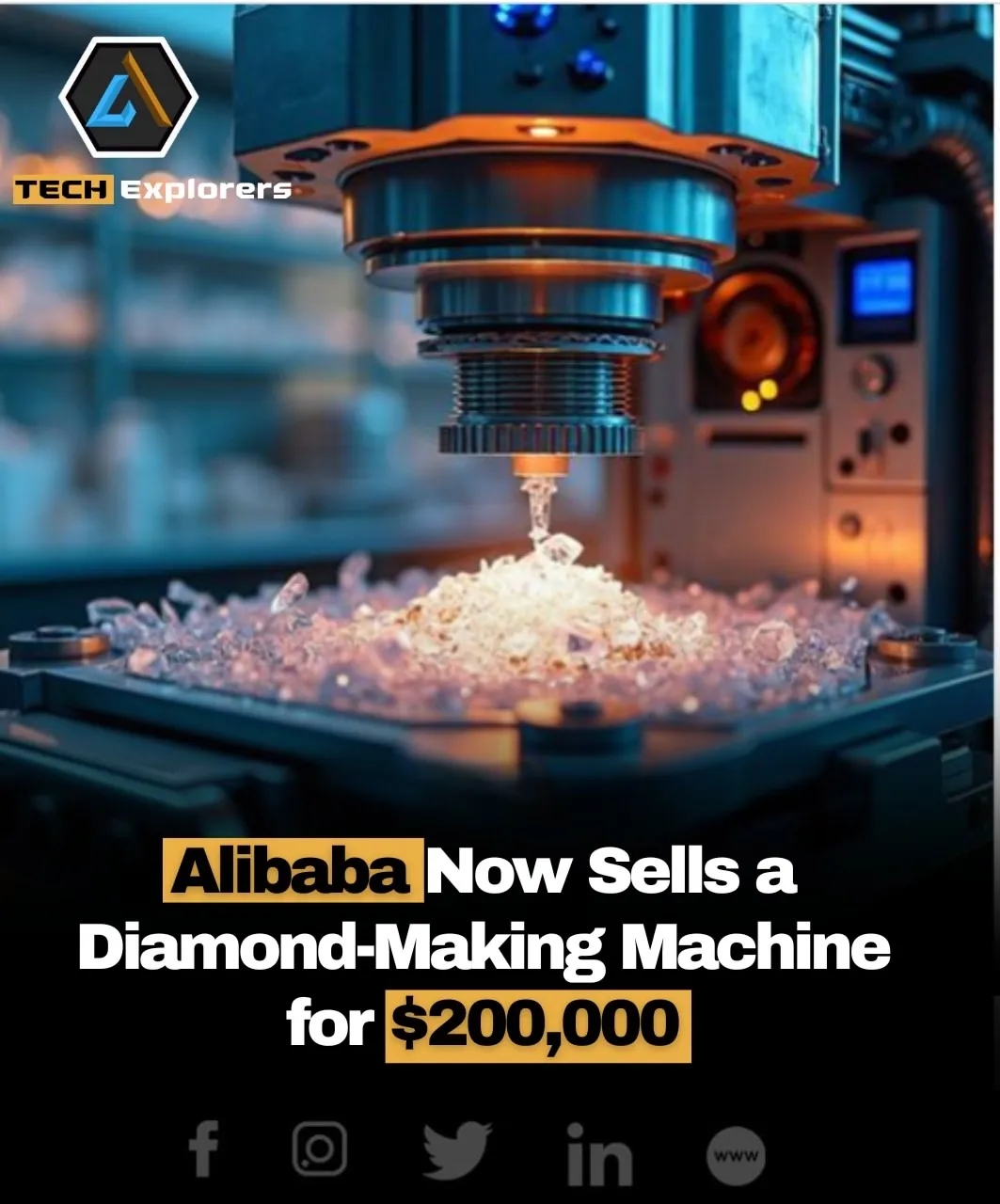 Установки для производства синтетических алмазов, теперь доступны на "Alibaba" — фото 2