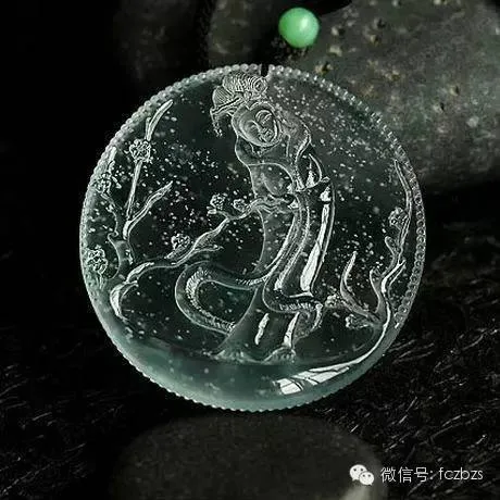 Редкий вид жадеита "Снежные хлопья" (雪花棉 - Xuěhuā mián - "снежинка хлопок"), или… — фото 6