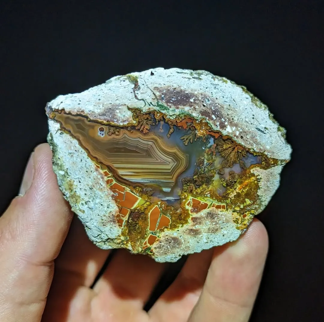Разрезанные сферы с «Hohenstein-Ernstthal Thunderegg» внутри, из Саксонии, Герма… — фото 9