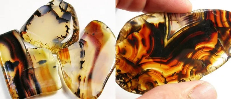 «Агат Монтана» («Montana Agate»)— торговое название халцедона, со своеобразной р… — фото 5