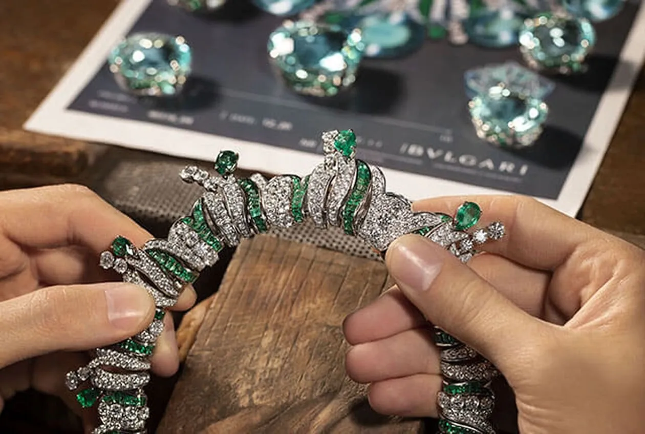 Колье Bulgari коллекции Magnifica "Mediterranean Queen" с пятью турмалинами Пара… — фото 5