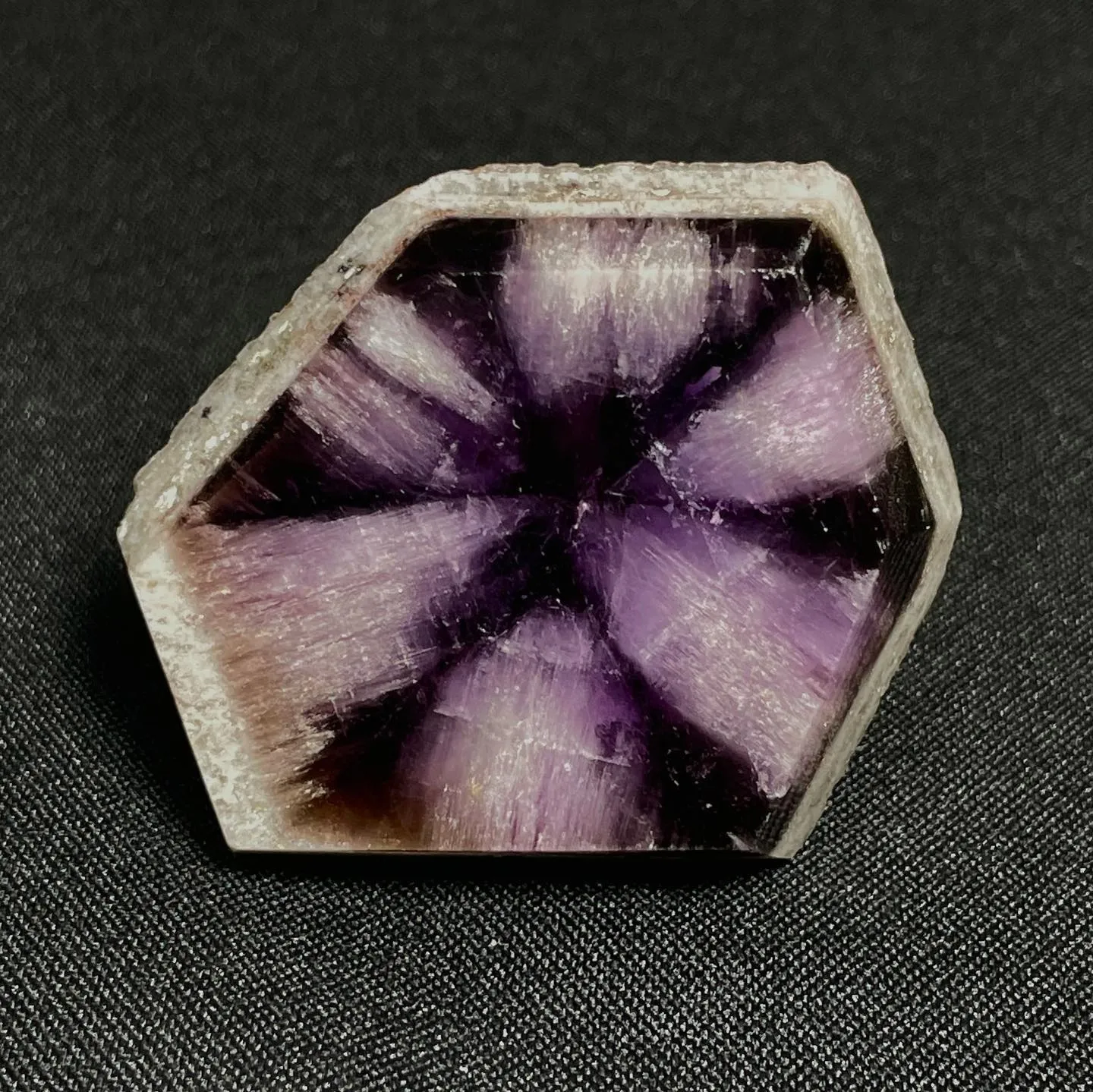 «Аметист-Trapiche» из шахты Amethyst Costa Marques,в регионе Амазонки, в штате Р… — фото 2