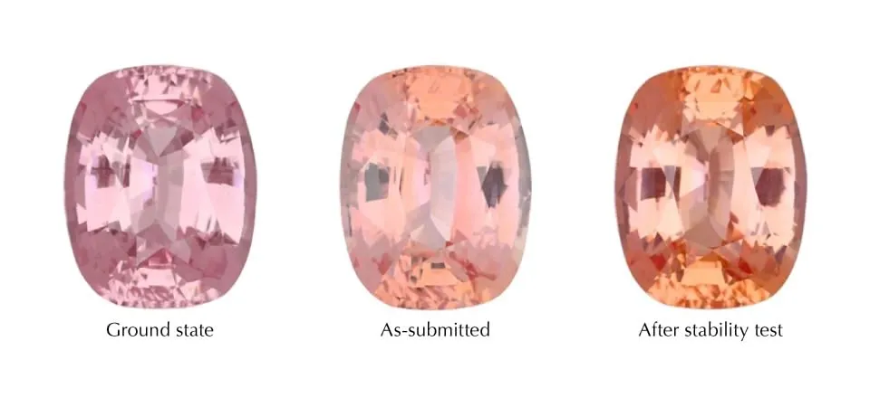 Желтые сапфиры и сапфиры «Padparadscha» могут иногда иметь нестабильную окраску.… — фото 6