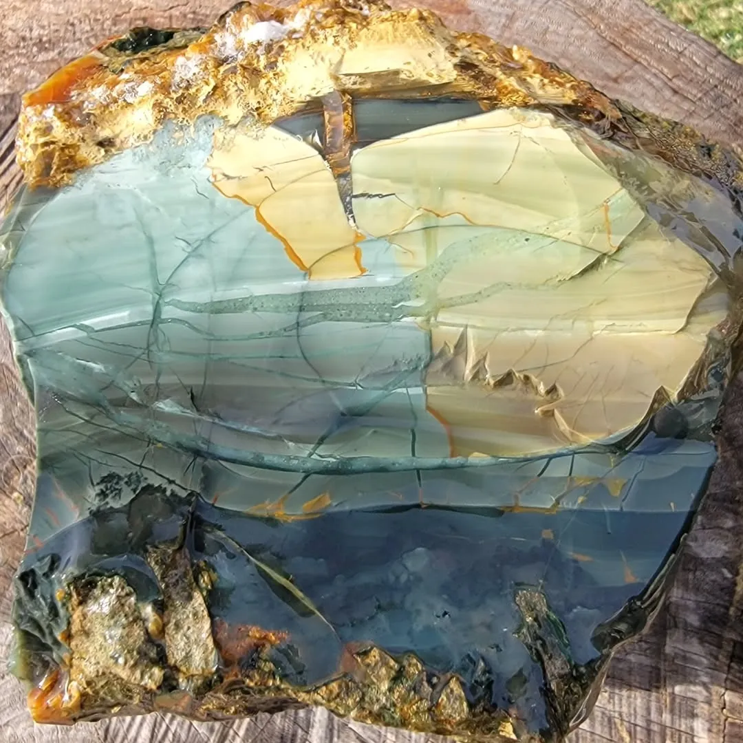 «Blue Mountain Jasper», из Орегона, торговое название, одной из яшм премиум-клас… — фото 1