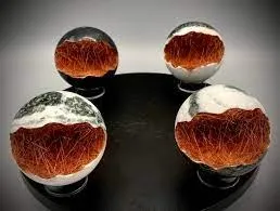 У этой имитации множество названий: «Magnesite Goethite Sphere», «Open Mouth Sph… — фото 3
