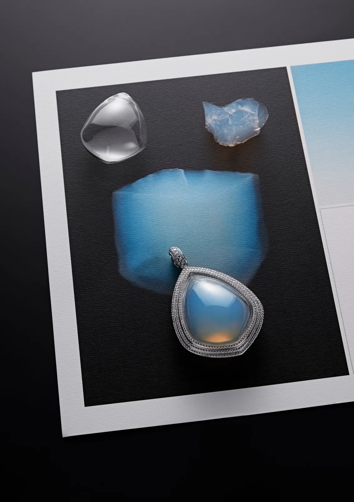 Boucheron. Колье с аэрогелем. — фото 8