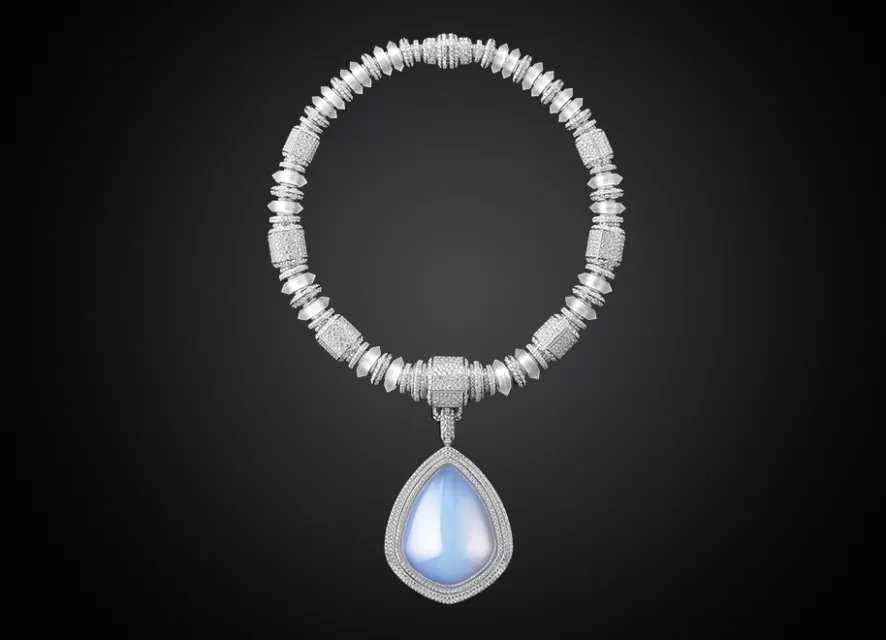 Boucheron. Колье с аэрогелем. — фото 9