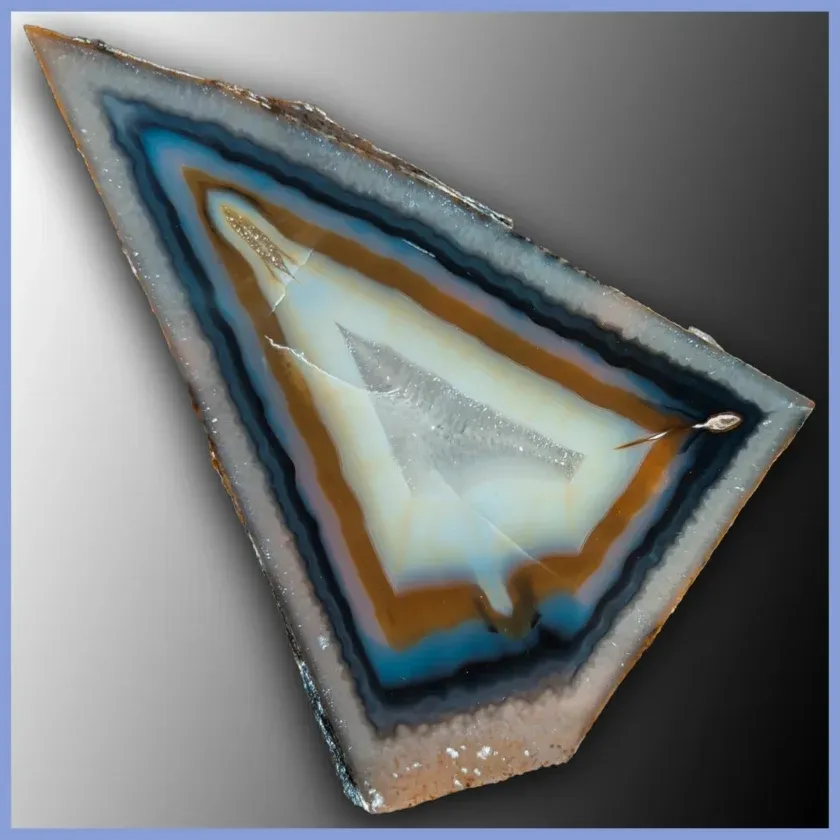 «Polyhedral Agate» («Полиэдральный» или «многогранный» агат), из Ситио Гаргело, … — фото 2
