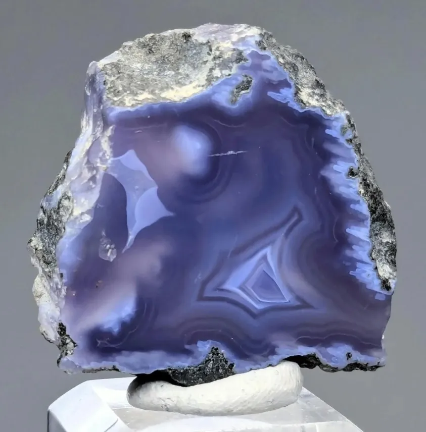 Синий халцедон, с Мадагаскара («Madagascar Blue Chalcedony»)— это красивая и оче… — фото 2