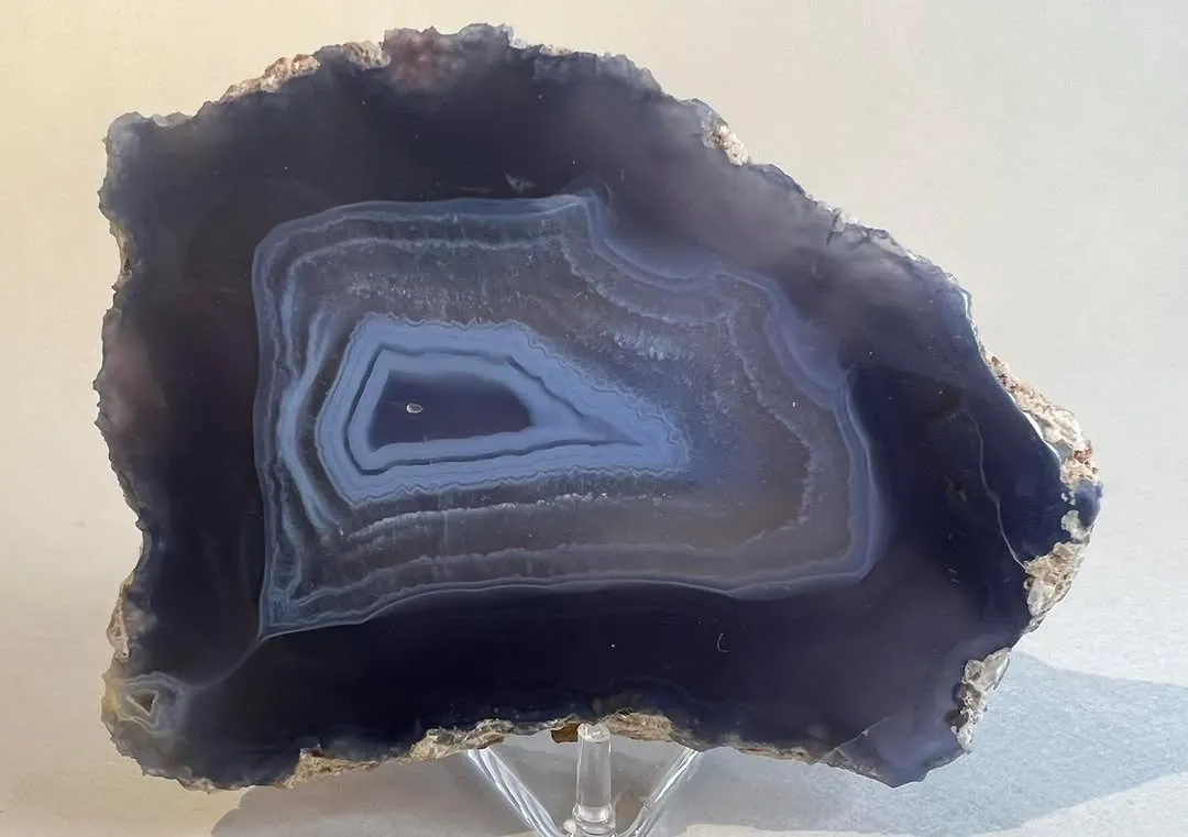 Синий халцедон, с Мадагаскара («Madagascar Blue Chalcedony»)— это красивая и оче… — фото 3