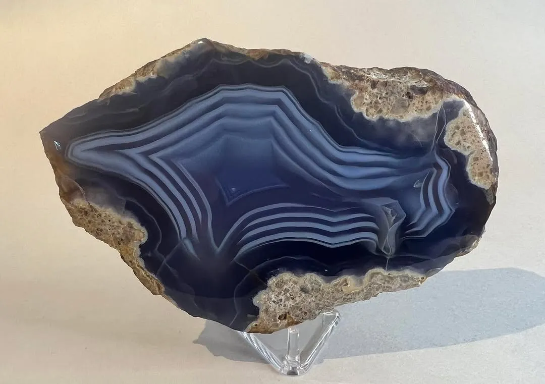 Синий халцедон, с Мадагаскара («Madagascar Blue Chalcedony»)— это красивая и оче… — фото 4