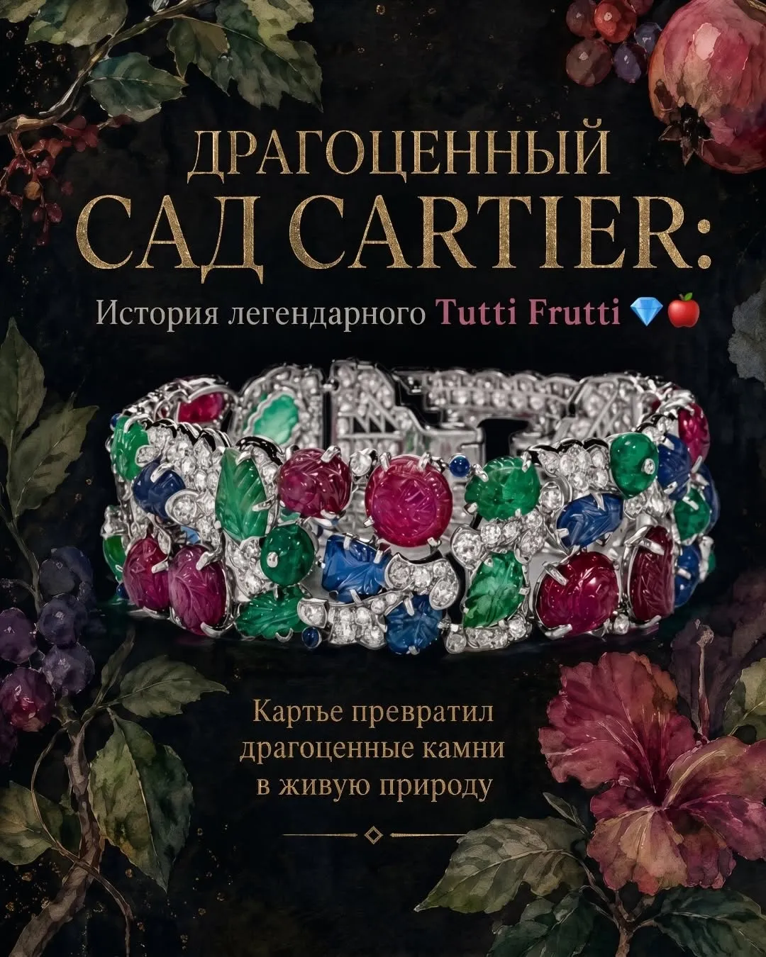 «Tutti Frutti» — это культовый, признанный во всем мире ювелирный стиль «Cartier… — фото 1