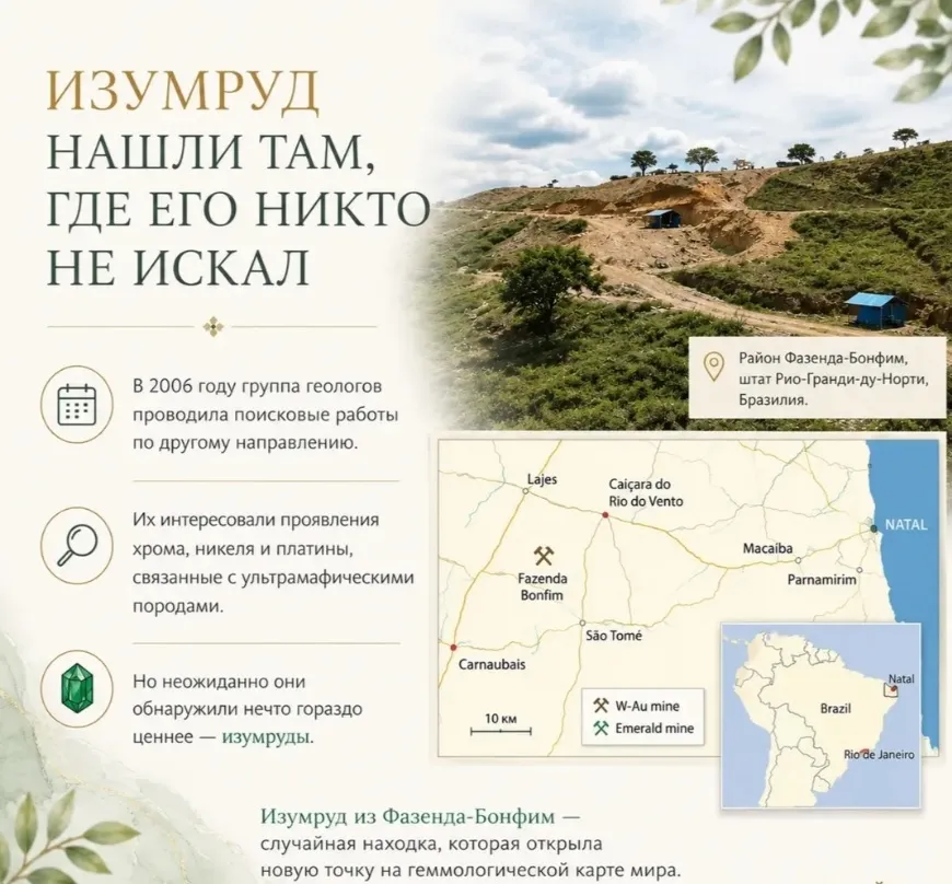 В 2006 году в регионе Фазенда-Бонфим («The Fazenda Bonfim Region»), на северо-во… — фото 2