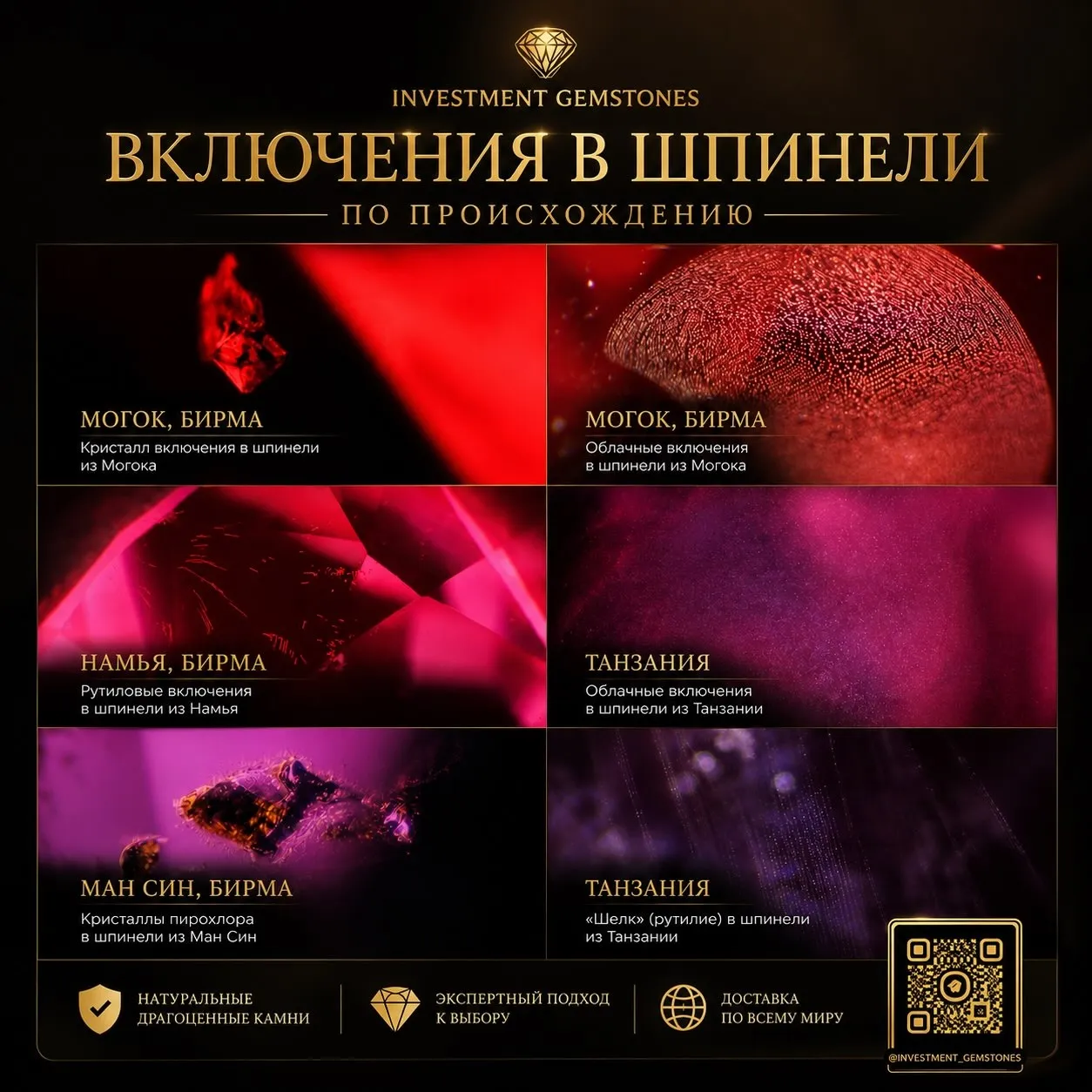 Включения — это природные особенности или дефекты внутри драгоценного камня, кот… — фото 1