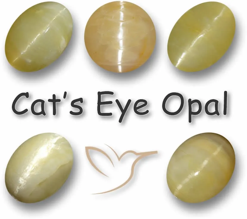Опал «кошачий глаз» (Cat's Eye Opal). — фото 1