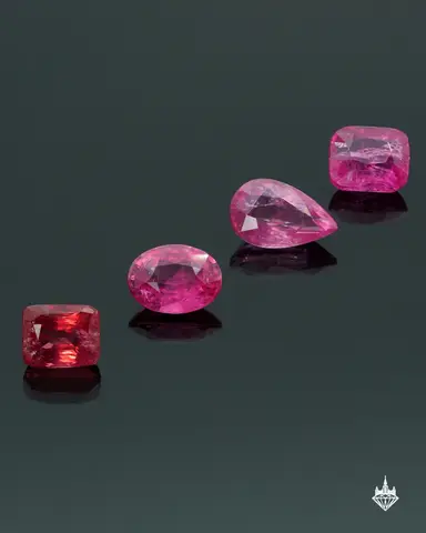 💎 Красная и розовая шпинель из Бирмы, Танзании и Вьетнама