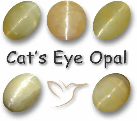Опал «кошачий глаз» (Cat's Eye Opal).